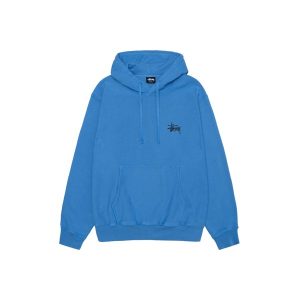 Blå Stussy Hoodie