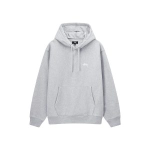 Grå Stussy Hoodie